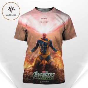 X Men Cyclops To Me My X Men Avengers Doomsday Fan Art Poster All Over Print Shirt