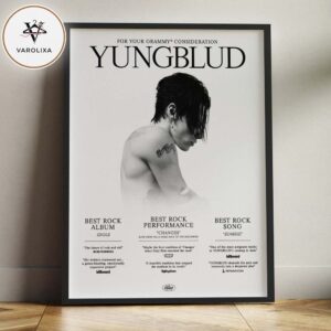 Yungblud Grammy Consideration Poster Best Rock Album Performance Song Artwork Home Decor Poster Canvas