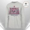 47 Indiana Hoosiers Grey 2026 CFP National Champions Helmet Long Sleeve