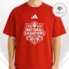 Indiana Hoosiers Ivory 2025 CFP National Champions HOO HOO HOO HOOSIERS Two Sides Unisex T-Shirt