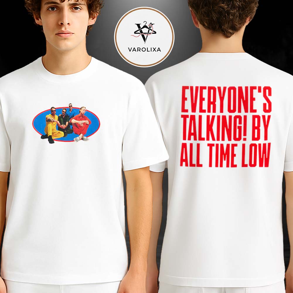 All Time Low Everyone’s Talking! Ringer T-Shirt All Time Low Everyone’s Talking! Ringer T-Shirt