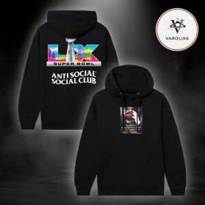 Anti-Social Social Club x NFL Unisex Super Bowl LX 2026 Two Sides Unisex Hoodie