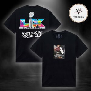 Anti-Social Social Club x NFL Unisex Super Bowl LX 2026 Two Sides Unisex T-Shirt