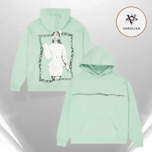 Ariana Grande Positions Mint Hoodie Official Ariana Grande Two Sides Unisex Hoodie