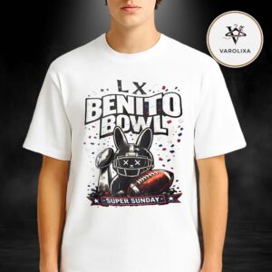 Bad Bunny Benito Bowl Team Benito 2026 Super Bowl LX trophy Unisex T-Shirt