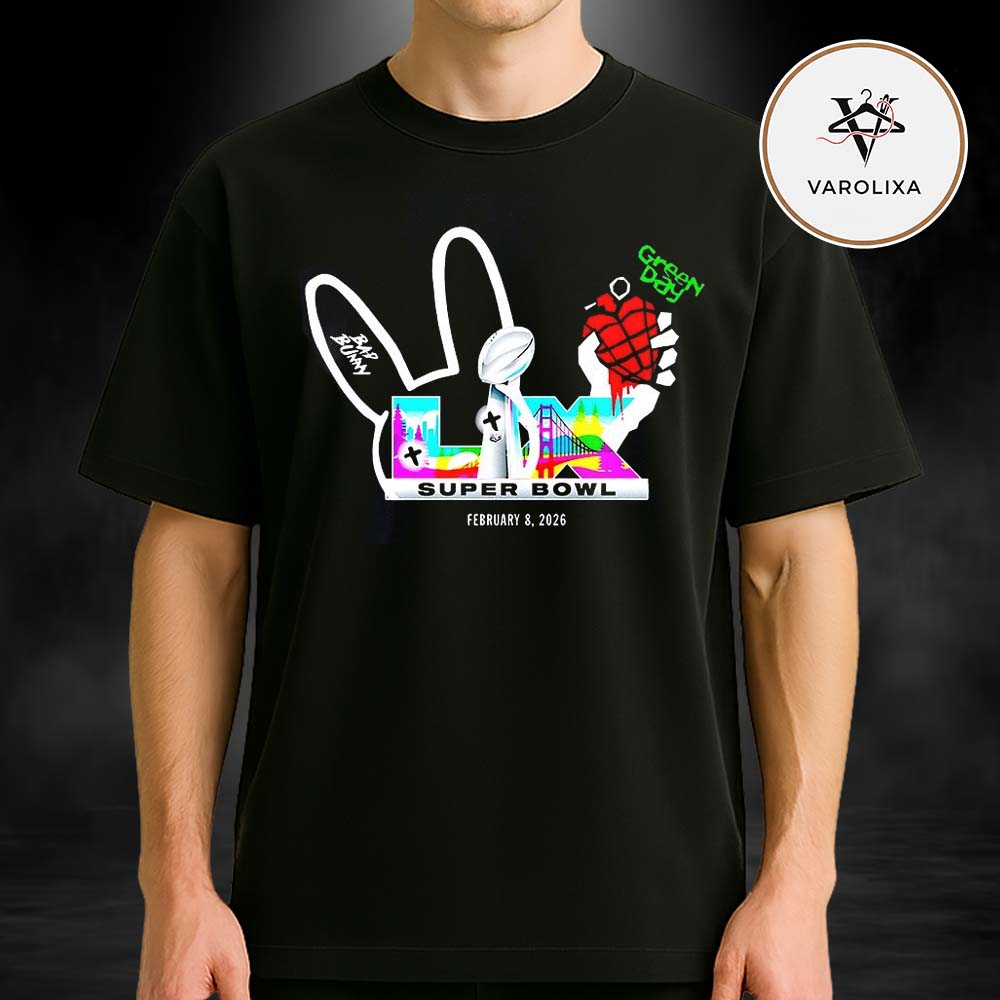 Bad Bunny NFL Super Bowl LX 2026 Unisex T-Shirt Bad Bunny NFL Super Bowl LX 2026 Unisex T-Shirt
