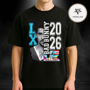 Bad Bunny Puerto Rican Flag Super Bowl LX 2026 Unisex T-Shirt