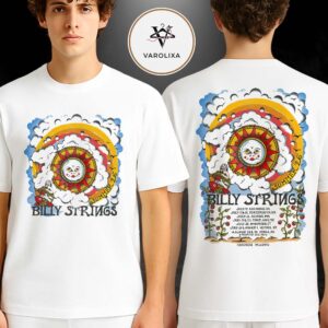 Billy Strings Summer Tour 2026 Tour Dates Poster July August Shows Artwork Two Sides Unisex T-Shirt