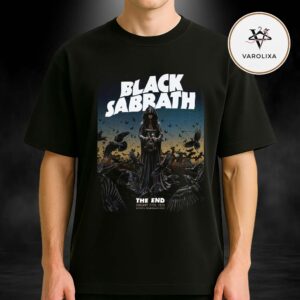 Black Sabbath The End Tour January 27 2016 Winnipeg Concert Poster Heavy Metal Band Artwork Unisex T-Shirt
