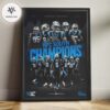 Los Angeles Chargers vs New England Patriots NFL Wild Card Round At Gillette Stadium On January 11 2025 Playoffs Night Game Home Decor Poster Canvas