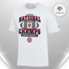 Blue 84 Indiana Hoosiers Crimson 2025 College Football National Champions A Season To Remember Two Sides Unisex T-Shirt