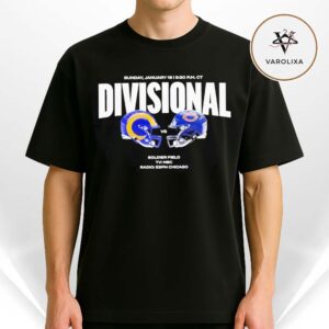 Chicago Bears Vs. Los Angeles Rams Nfl Divisional January 18 2026 Soldier Field Unisex T-Shirt