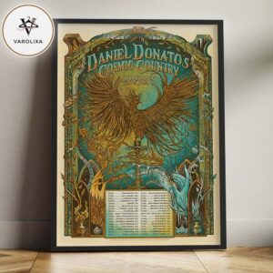 Daniel Donato Cosmic Country Horizons Winter Tour Poster 2026 Phoenix Artwork Americana Jam Band Art Print Home Decor Poster Canvas