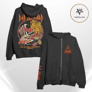Def Leppard Las Vegas Residency Collection 2026 Live Las Vegas Zip Hoodie