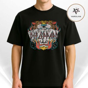 Def Leppard Las Vegas Residency Collection 2026 Vegas Cards T-Shirt