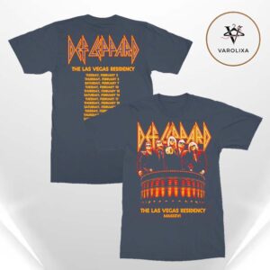 Def Leppard Las Vegas Residency Collection Photo Residency 2026 T-Shirt