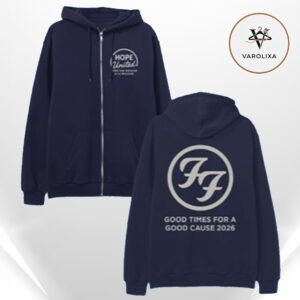 Foo Fighters Good Times For A Good Cause 2026 Kia Forum Los Angeles Zip Hoodie Tour Edition Unisex Hoodie