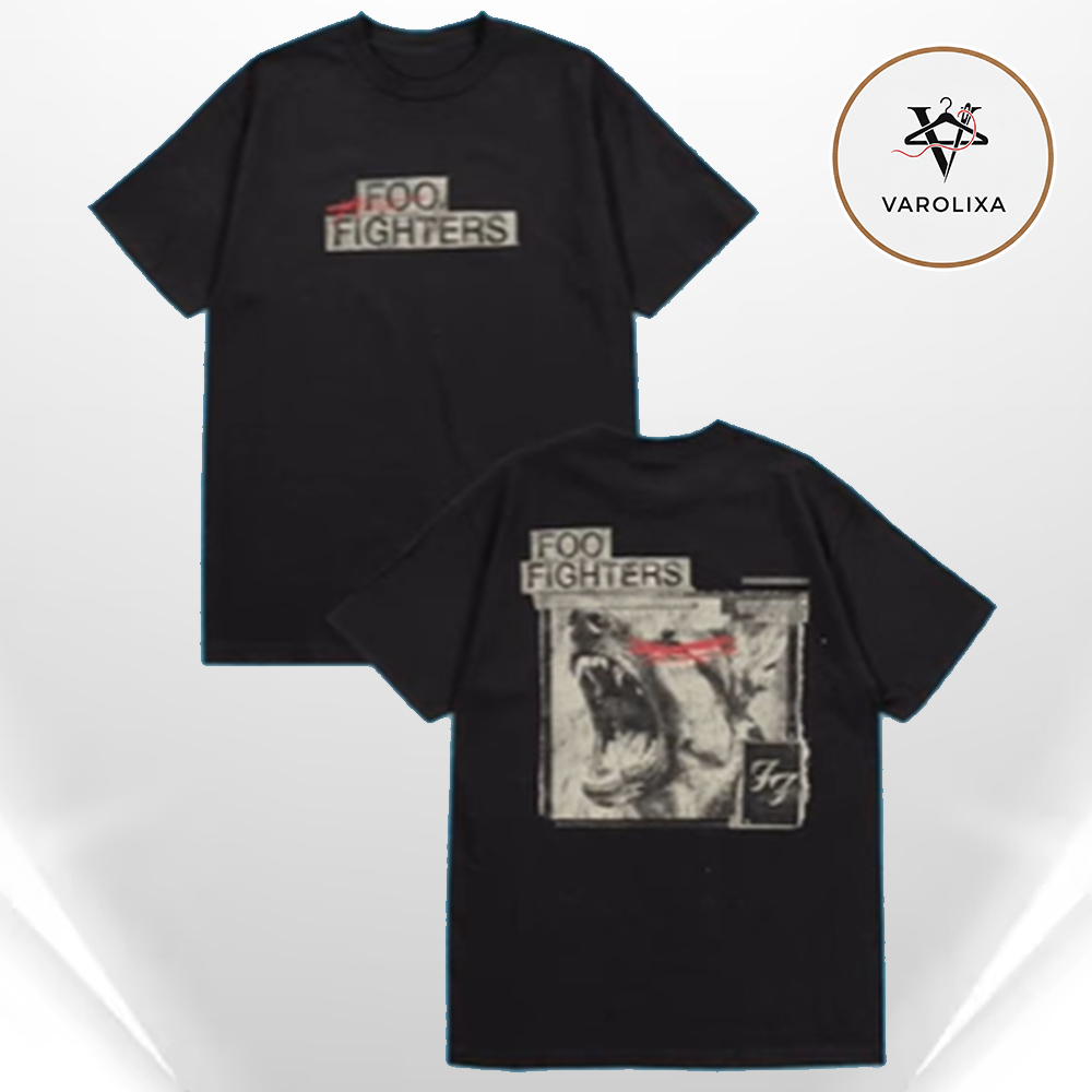 Foo Fighters Kia Forum Los Angeles January 14 2026 Howling Wolf Grunge Art Edition Unisex T-Shirt Foo Fighters Kia Forum Los Angeles January 14 2026 Howling Wolf Grunge Art Edition Unisex T-Shirt