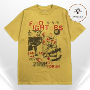 Foo Fighters Kia Forum Los Angeles January 14 2026 Punk Collage Artwork Edition Unisex T-Shirt
