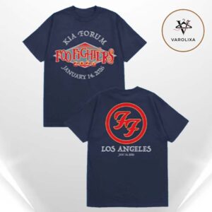 Foo Fighters Kia Forum Los Angeles January 14 2026 Venue Badge Edition Unisex T-Shirt