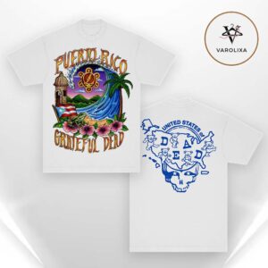 Grateful Dead Puerto Rico United States Of Dead 2026 Unisex T-Shirt