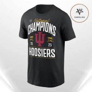 Indiana Hoosiers 2025-2026 CFP Champions Locker Room Unisex T-Shirt