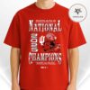 Indiana Hoosiers 2025 National Champions Never Daunted Mascot Celebration Artwork Unisex T-Shirt