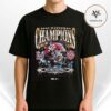 Indiana Hoosiers 2025 National Champions Skull Helmet 16-0 Season Design Unisex T-Shirt