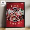 Indiana Hoosiers 2025–2026 College Football National Champions Iconic Title Artwork Home Decor Poster Canvas