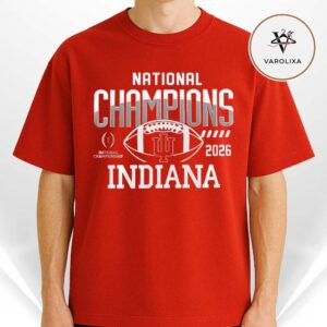 Indiana Hoosiers 2026 CFP National Championship Title Winners College Football Unisex T-Shirt