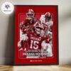 Indiana Hoosiers 2026 College Football National Champions Celebration Artwork Home Decor Poster Canvas