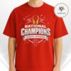 Indiana Hoosiers College Football Playoff 2026 National Champions Commemorative Unisex T-Shirt