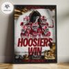 Indiana Hoosiers 2026 National Championship Game Hoosiers Win Artwork Home Decor Poster Canvas