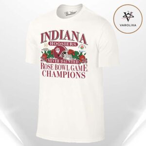 Indiana Hoosiers 2026 Rose Bowl Champions NCAA January 1 2026 College Football Unisex T-Shirt