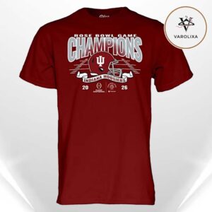Indiana Hoosiers 2026 Rose Bowl Champions On January 1 2026 NCAA College Football Unisex T-Shirt