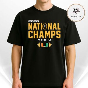 Indiana Hoosiers College Football Playoff National Championship Champions CFP 2026 Unisex T-Shirt