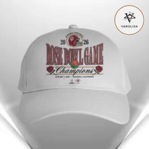 Indiana Hoosiers Natural Homefield 2026 Rose Bowl Champions January 1 2026 Pasadena Football CFP Classic Cap Hat Snapback
