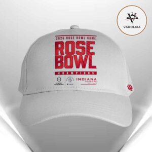 Indiana Hoosiers Rose Bowl Game Champions 2026 NCAA CFP Classic Cap Hat Snapback