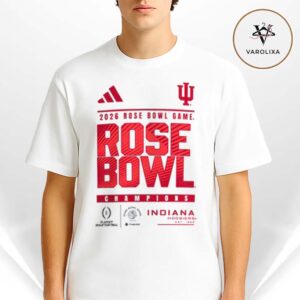 Indiana Hoosiers Rose Bowl Game Champions 2026 NCAA CFP Unisex T-Shirt