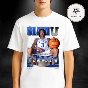 Isaiah Evans Duke Basketball SLAMU Cover Tee Its Showtime Artwork Unisex T-Shirt