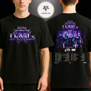 JILUKA 2026 World Tour Devils USA Poster Visual Kei Japanese Rock Tour Dates Two Sides Unisex T-Shirt