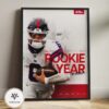 Tetairoa McMillan Carolina Panthers Rookie NFL Rookie Of The Year Nominee Vote Campaign Edition Home Decor Poster Canvas