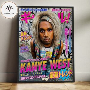 Kanye West Tokyo Street Style Gyaru Fashion Revolution Cover Home Decor Poster Canvas