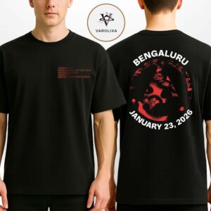 Linkin Park From Zero World Tour 2026 Bengaluru Date Circle Back Print T Shirt At Brigade Innovation Garden In India On January 23