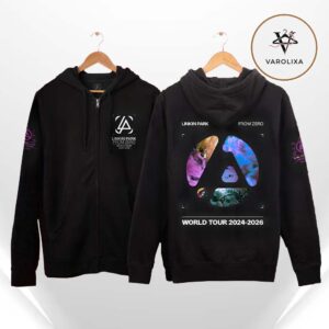Linkin Park From Zero World Tour 2026 Two Sides Zip Hoodie At Brigade Innovation Garden In Bengaluru India On January 23