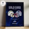 Buffalo Bills vs Jacksonville Jaguars NFL Wild Card Round At EverBank Stadium Playoffs 2025 Night Game Home Decor Poster Canvas