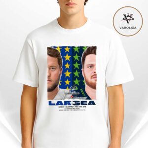 Los Angeles Rams Vs Seattle Seahawks NFC Championship Poster 2025–26 NFL Playoffs Head To Head Matchup Artwork Unisex T-Shirt