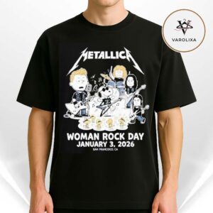 Metallica x Peanuts Women Rock Day 2026 On January 3 2026 San Francisco CA Unisex T-Shirt