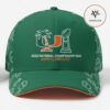 Indiana Hoosiers vs Miami Hurricanes CFP National Championship 2026 Matchup Classic Crimson Cap Hat