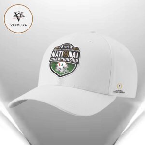 Miami Hurricanes College Football Playoff National Championship 2026 Classic White Cap Hat